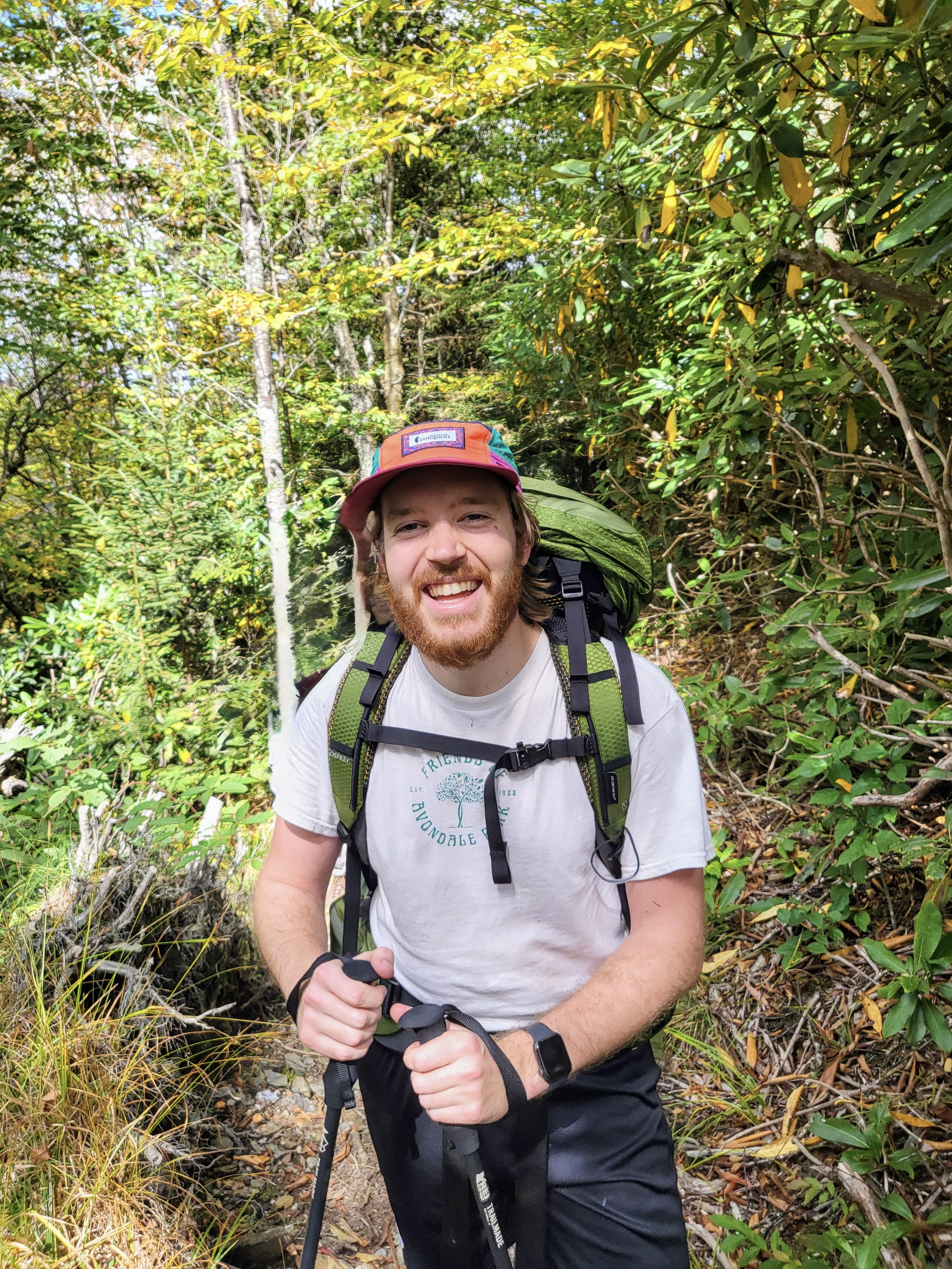 James Backpacking